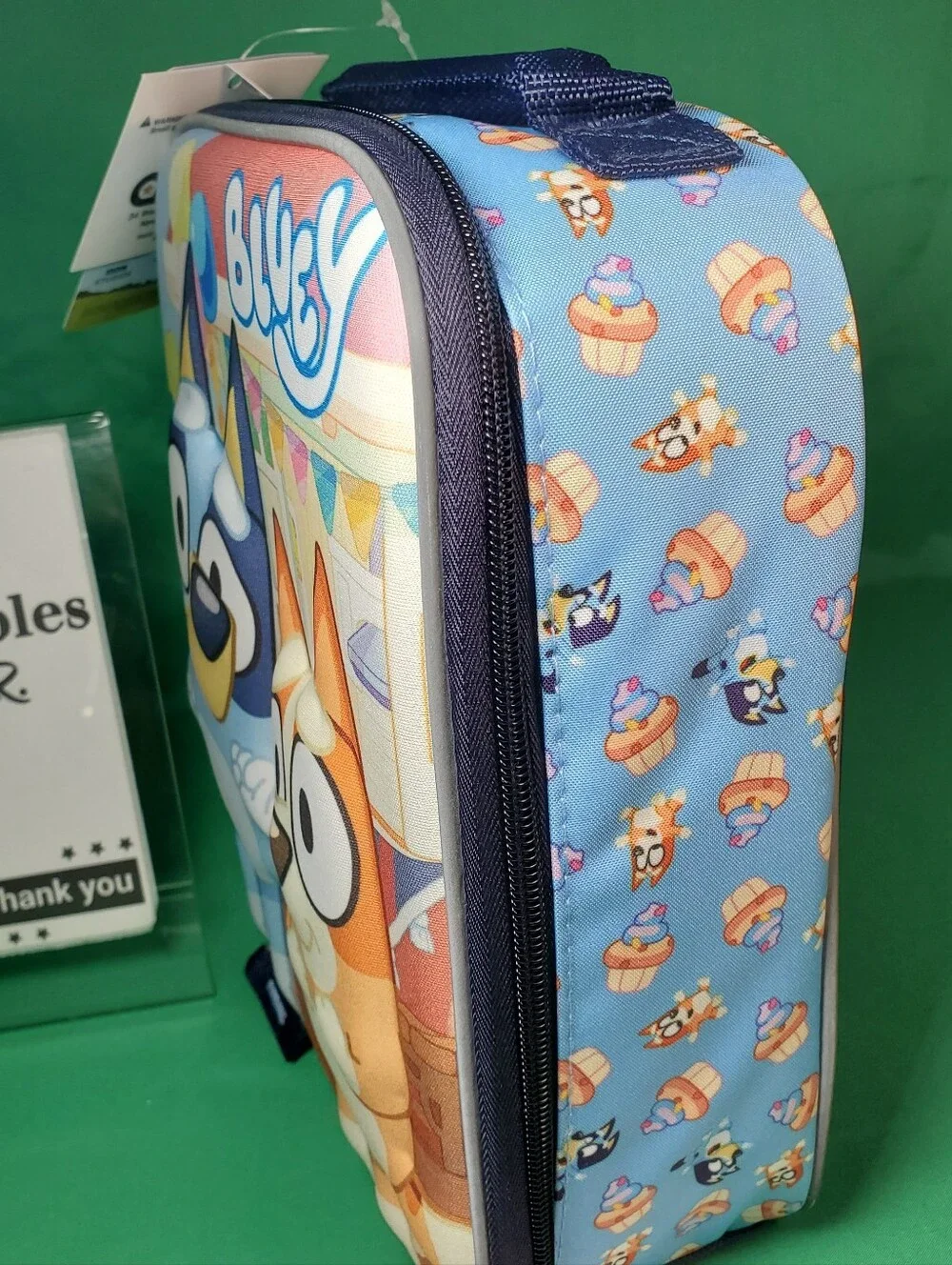 NEW Bluey & Bingo Kids Insulated Lunch Box | 3D Raised Soft Lunch Bag Reusable